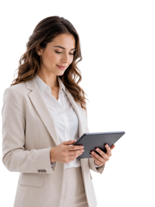Frontier Technologies team member collaborating on a laptop